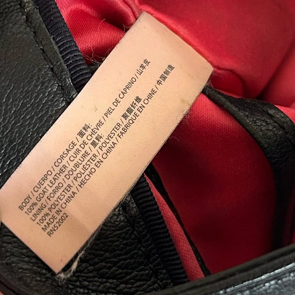 Juicy Couture black leather crossbody bag